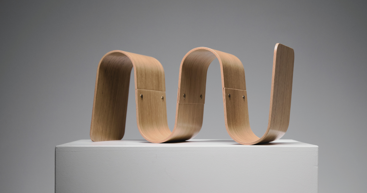 MEANDER könyvtámasz (tölgy, nagy)