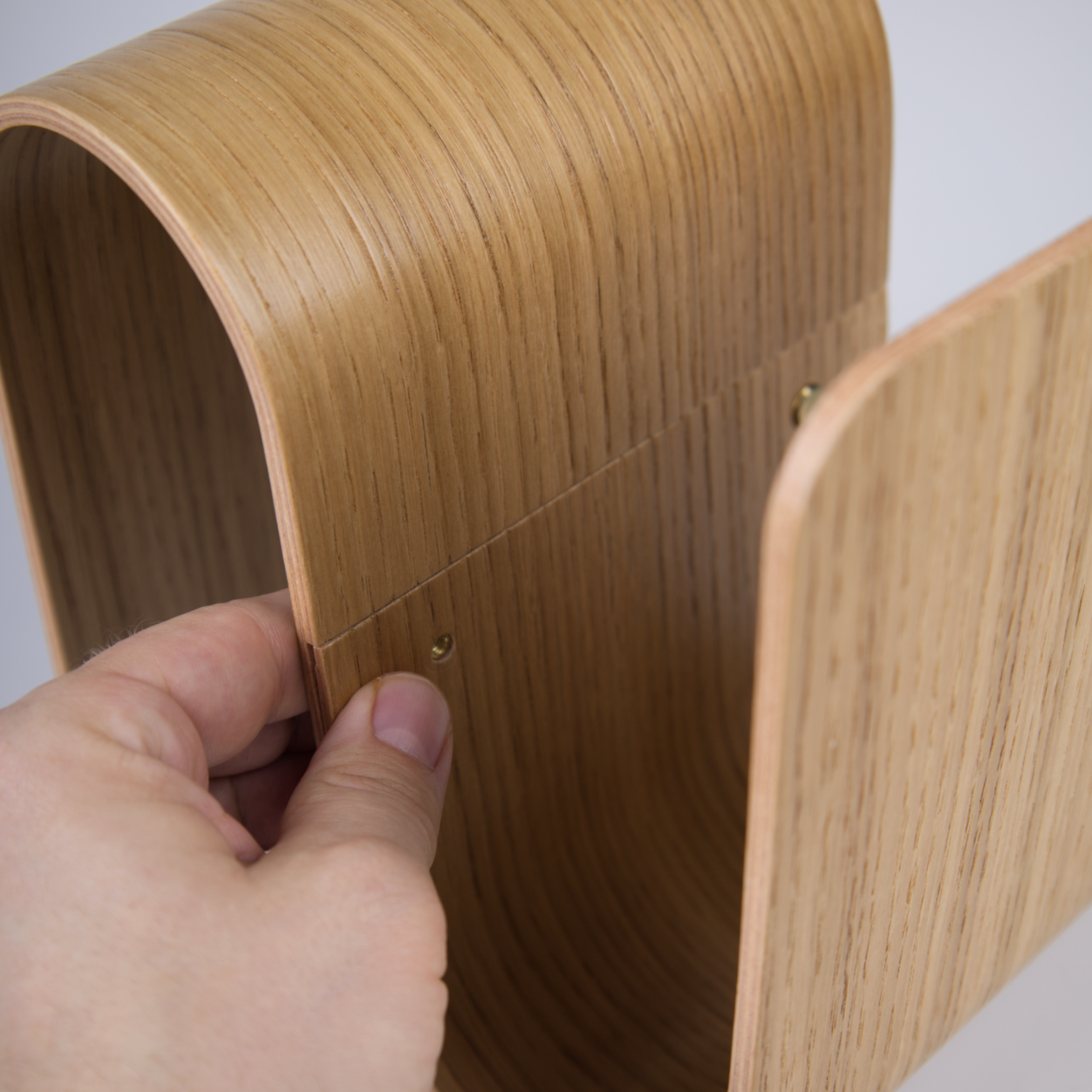 MEANDER könyvtámasz (tölgy, kicsi)