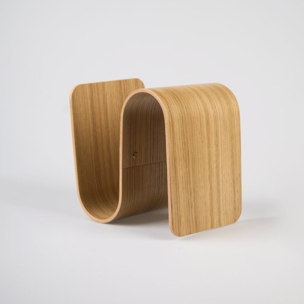 MEANDER könyvtámasz (tölgy, kicsi)