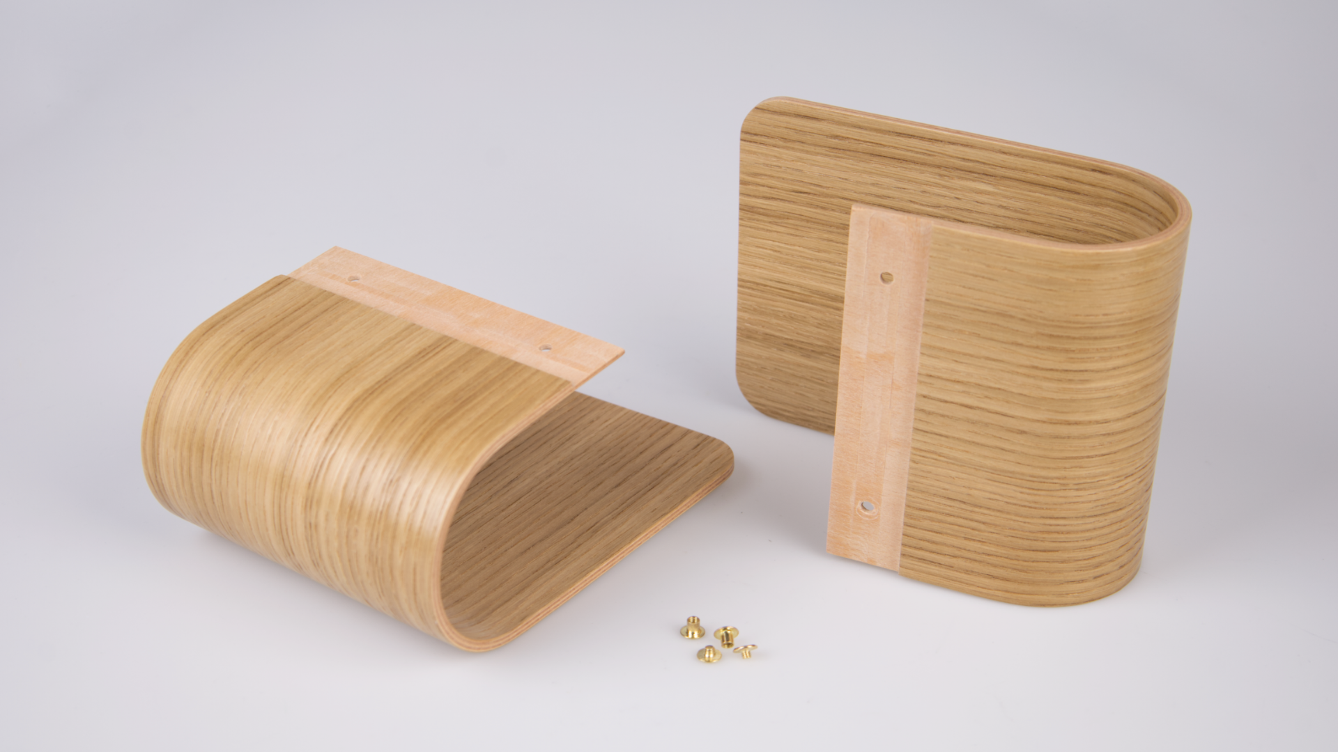 MEANDER könyvtámasz (tölgy, kicsi)