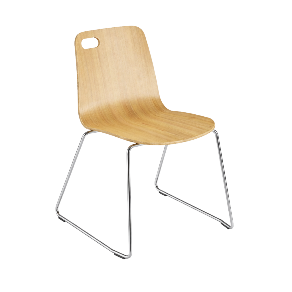 PATROL stacking chair (oak)