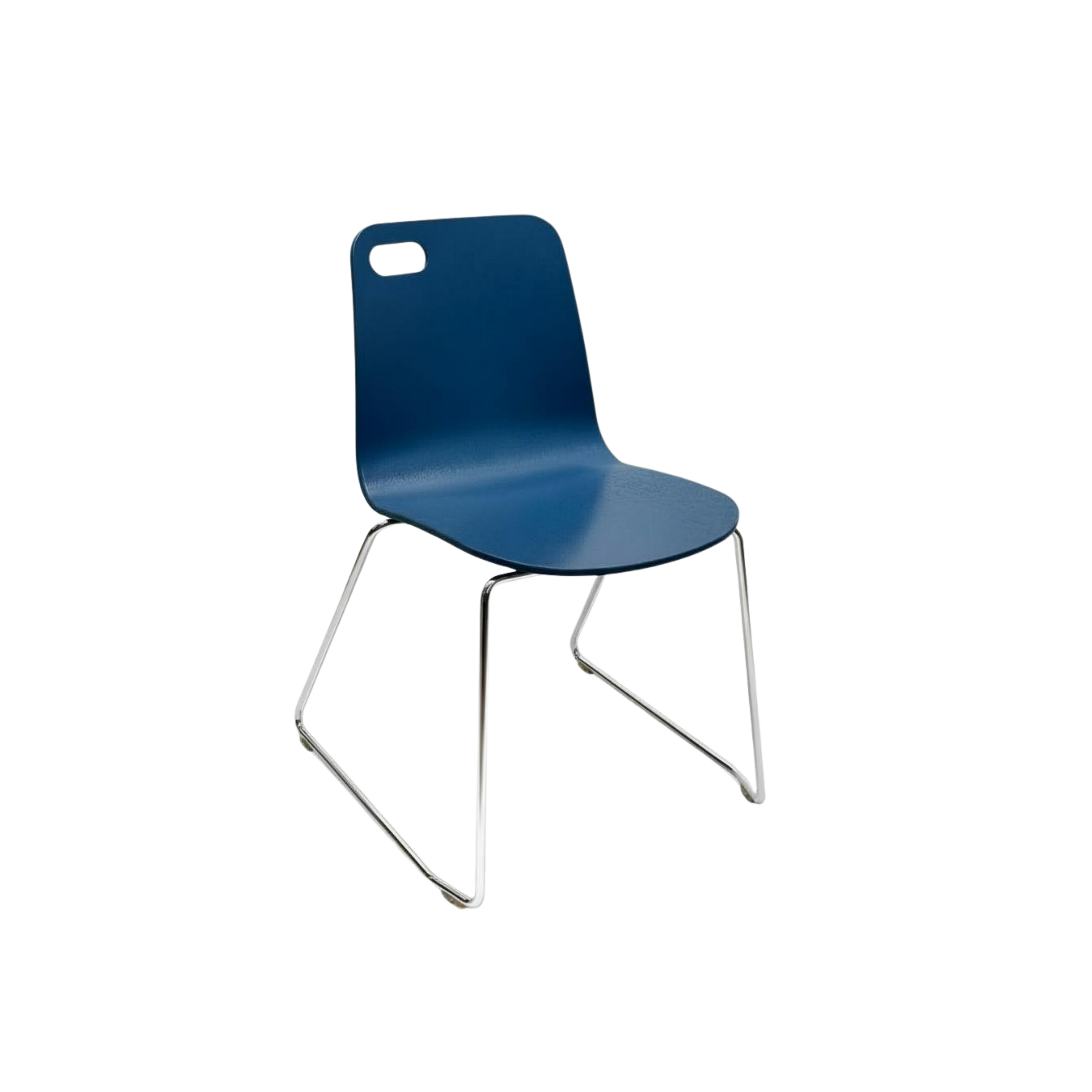 PATROL rakásolható szék (festett tölgy, kék)  I Bemutatótermi darab